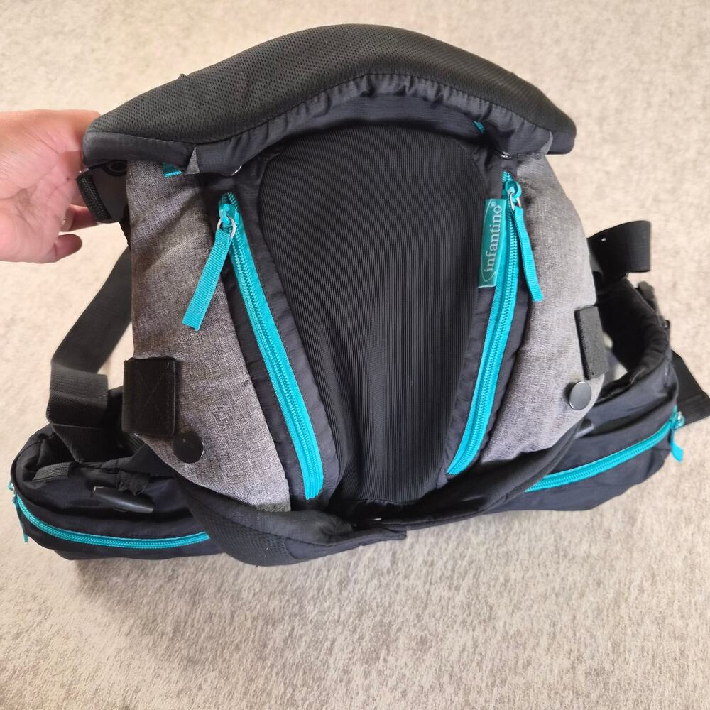 INFANTINO BABY GEAR CARRY ON MULTI-POCKET CARRIER 8-40LBS - Picture 9 of 11